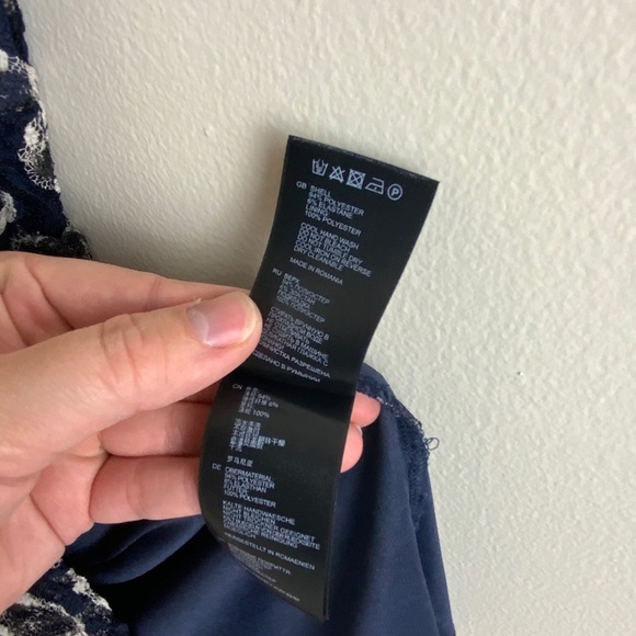 REISS Orlatlhpic Ruched Side Lace Dress - Picture 5 of 6